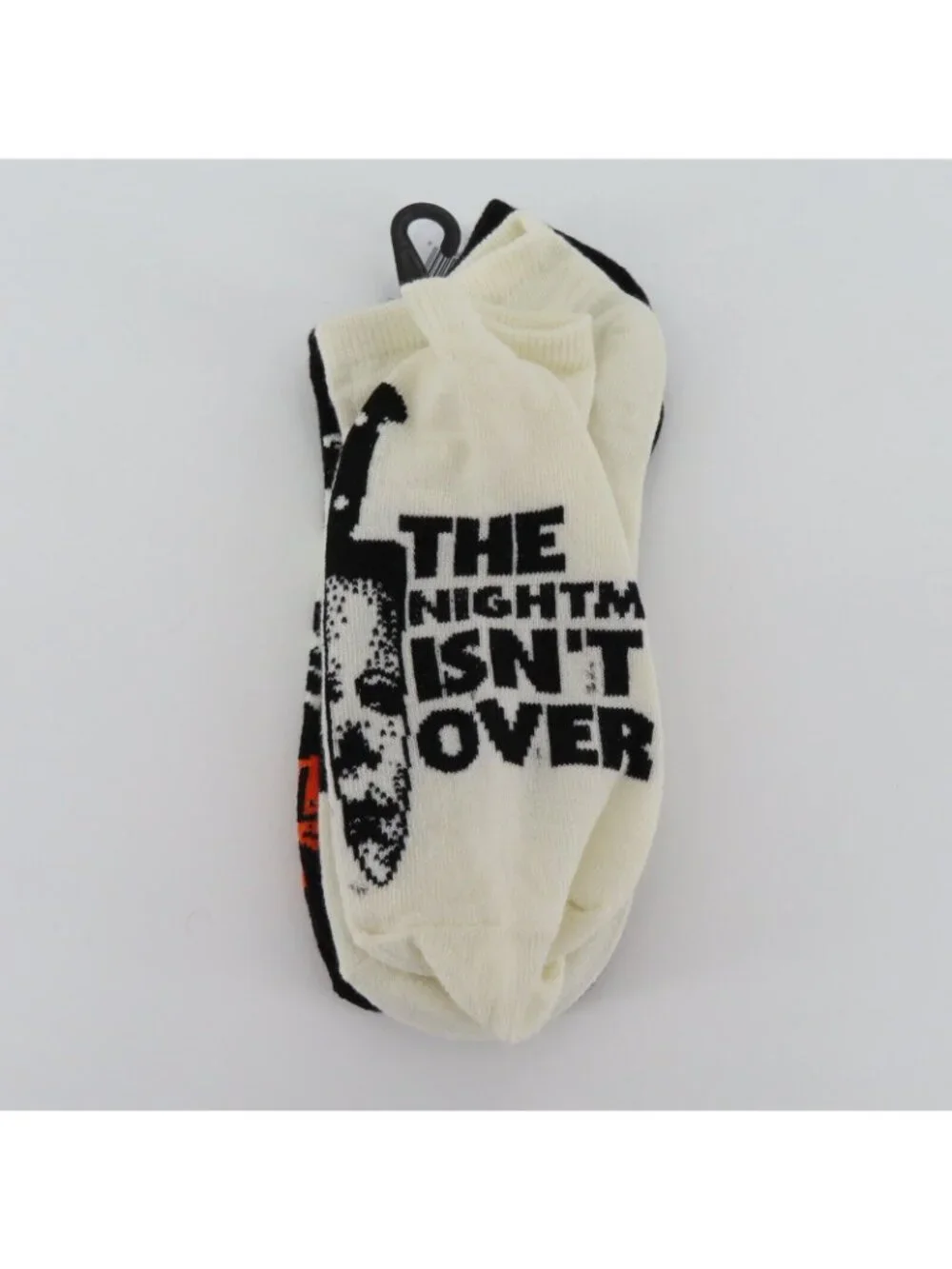 Halloween II Michael Myers Womens 4-10 No Show Socks Kill Count Horror Movie NEW